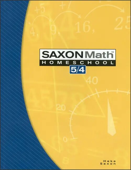 Saxon Math 5/4 Homeschool Kit